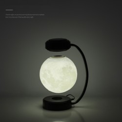 3D LED Moon Night Light Wireless Magnetic Levitating Rotating Floating Ball Lamp For School Office Bookshop Home Decoration