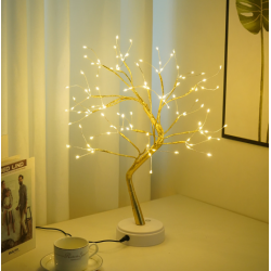 Led Copper Wire Light Bedroom Light