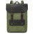 Army Green Canvas Dark Brown   