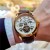 Brown With Gold And White   