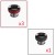 3Red black + $24.94